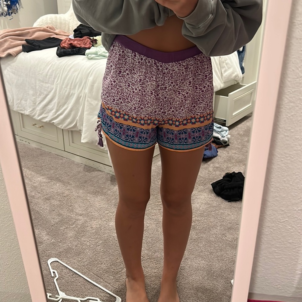 fun pattern kids shorts